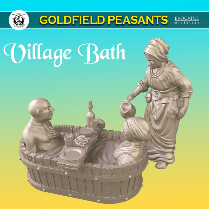 Village bath (Goldfield Peasants) image
