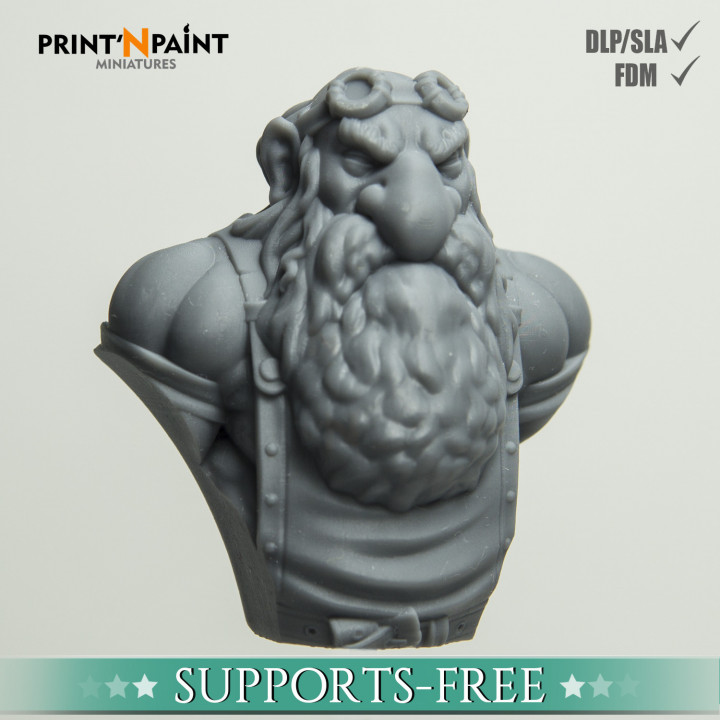 Forger Dwarf Bust