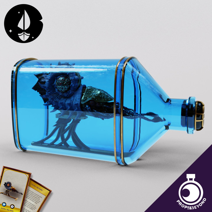 Nautilus Ship in a bottle