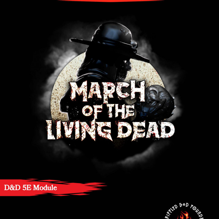 "March of the Living Dead": Monster Templates, Paper miniatures & Battle Maps image