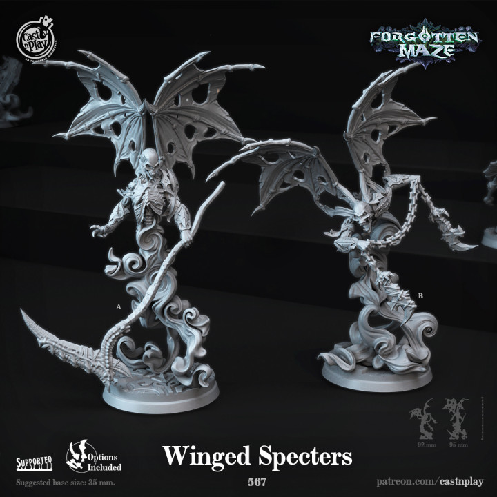 Winged Specters (Pre-Supported) image