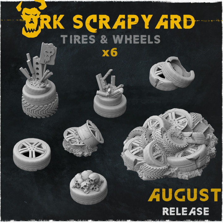 Orc Scrapyard - Tires & Wheels (August Release) image