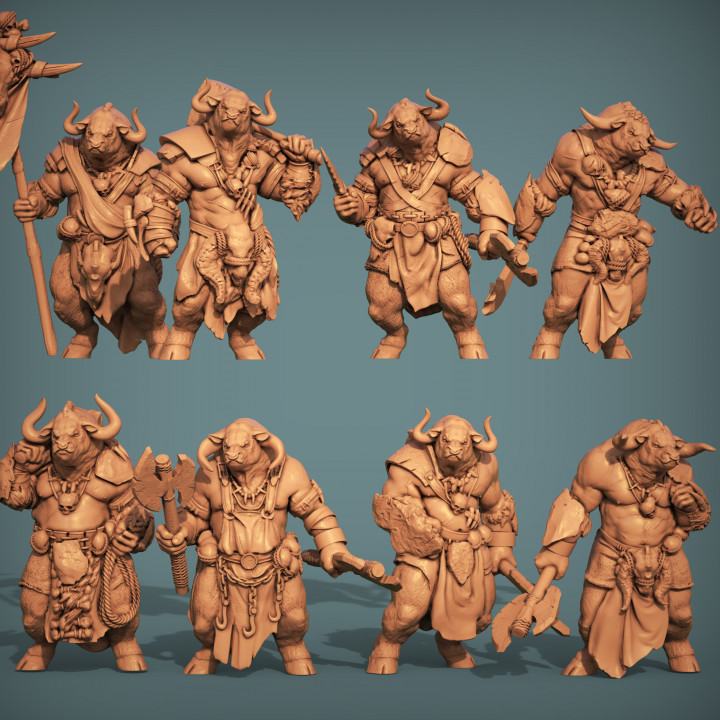 Bull Ogre Squad (pre-supported)
