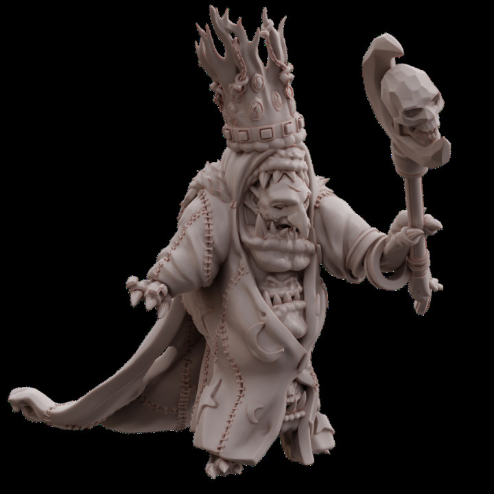 Big Mouth Club July  - The Groblin King (Definitely Not 3 Big Mouths in a Trenchcoat) image