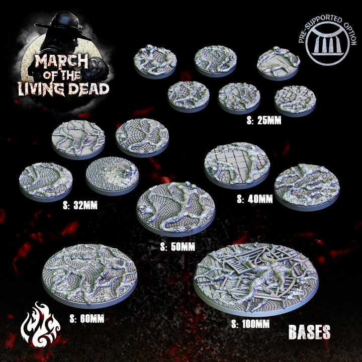 Infected Ground Bases Set