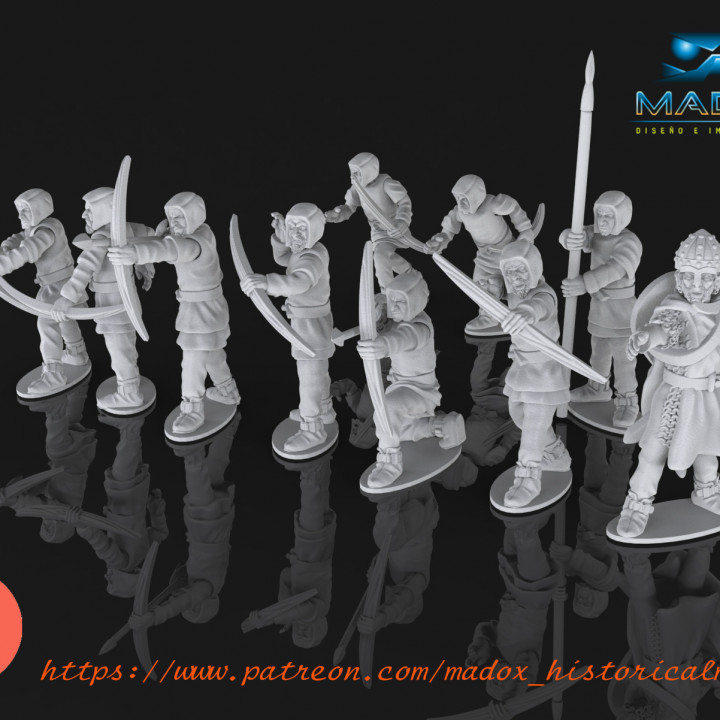 3D Printable Early Crusades Christian Army By BattleCat Miniatures