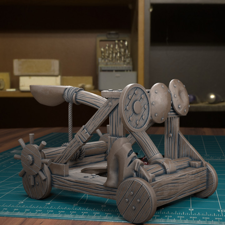 Siege Weapon - Catapult [Pre-Supported] image