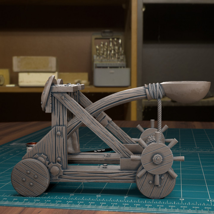 Siege Weapon - Catapult [Pre-Supported] image