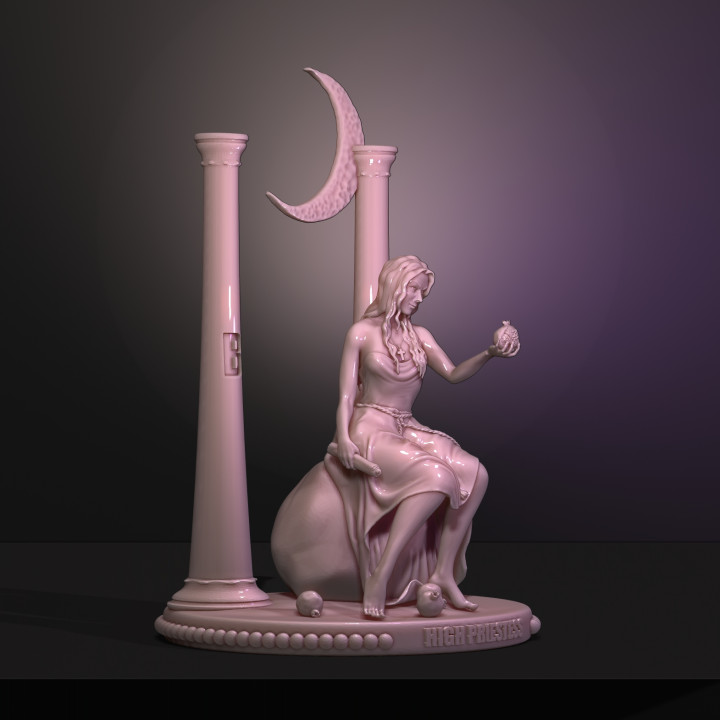 High priestess - senior arcana tarot image