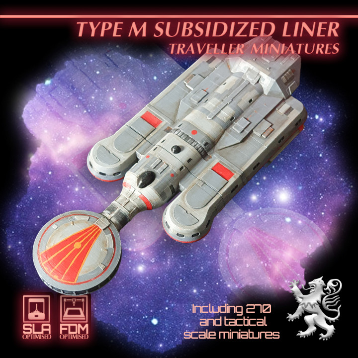 Type M Subsidized Liner Traveller Miniatures image
