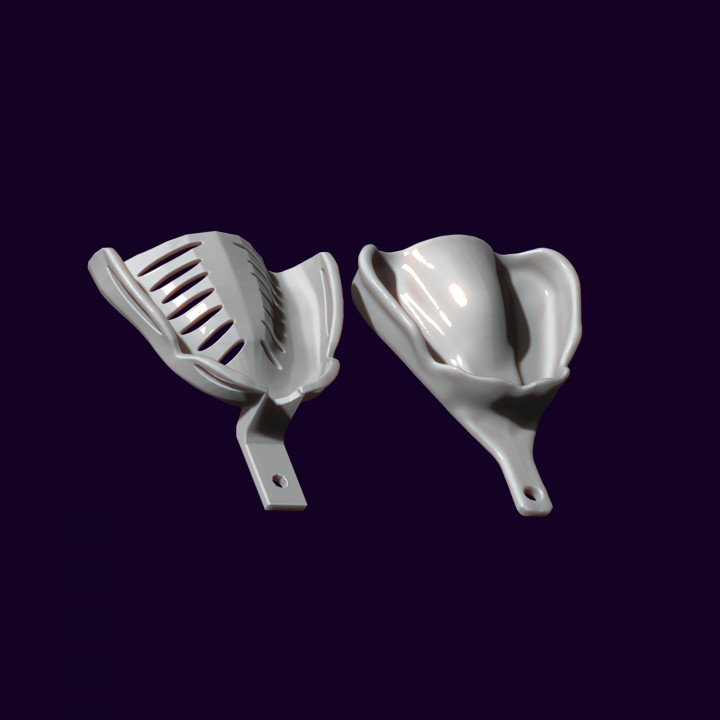 dental impression spoon upper and lower image