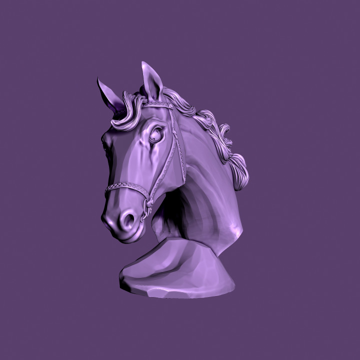 horse bust image