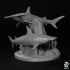 Hammerhead Shark Diorama - Animal print image