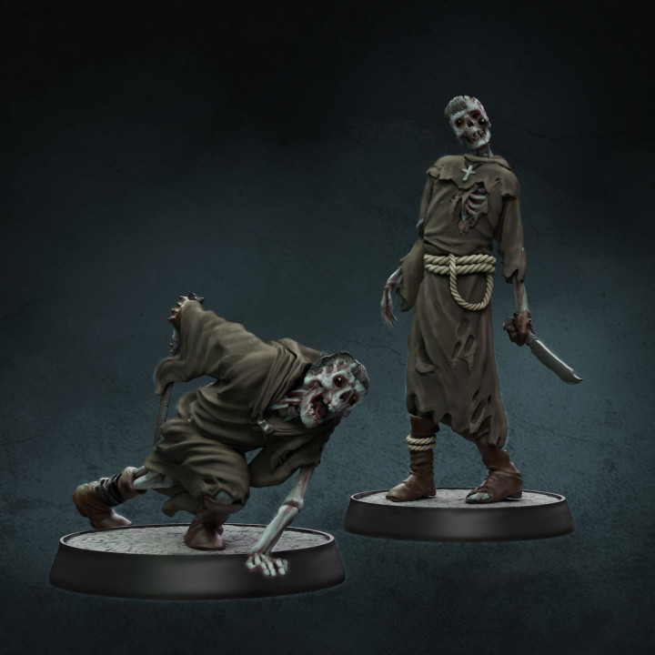 CHARACTERS SET - UNDEAD MONASTERY - MONKS image