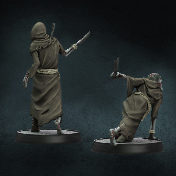CHARACTERS SET - UNDEAD MONASTERY - MONKS image