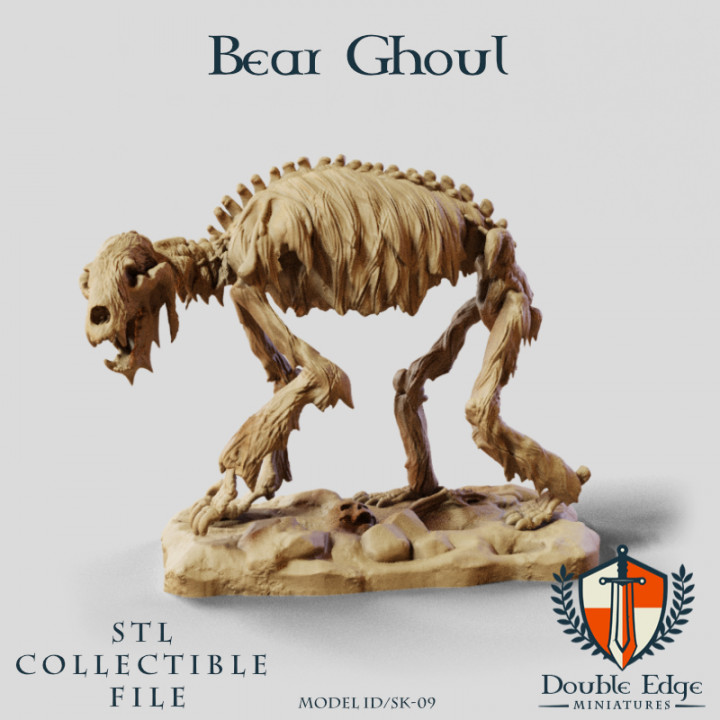 d*3様 world of miniature bears GUILOY　オート Grizzly Kodiak Bear Companion Premium Dnd Miniautre Mini