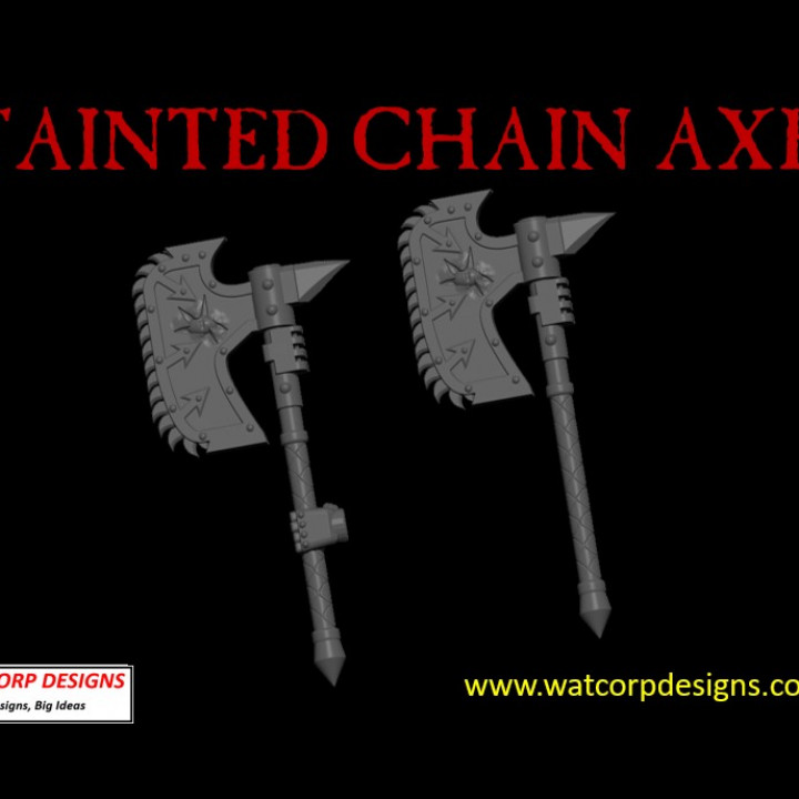 TAINTED CHAIN AXE image