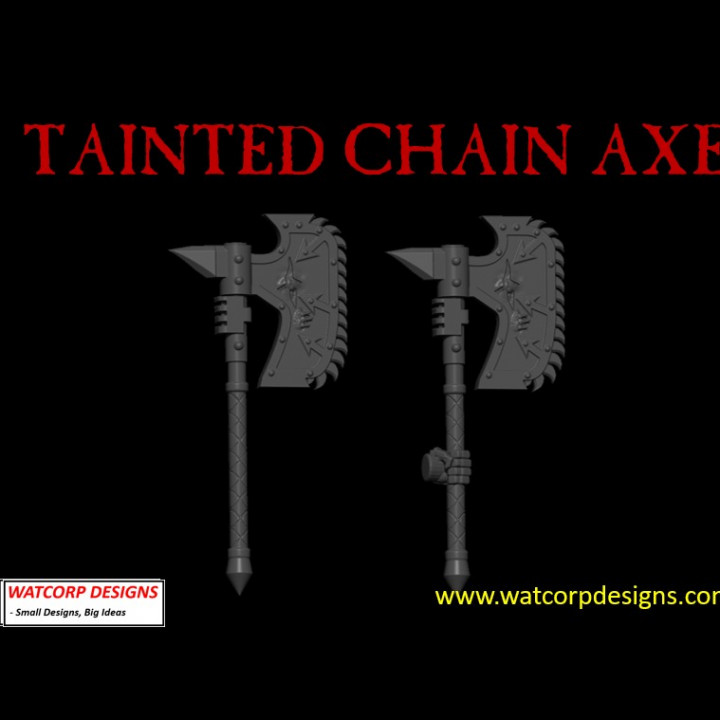 TAINTED CHAIN AXE image