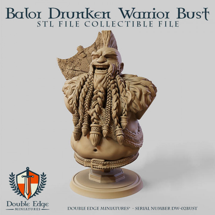Balor Drunken Warrior Bust image