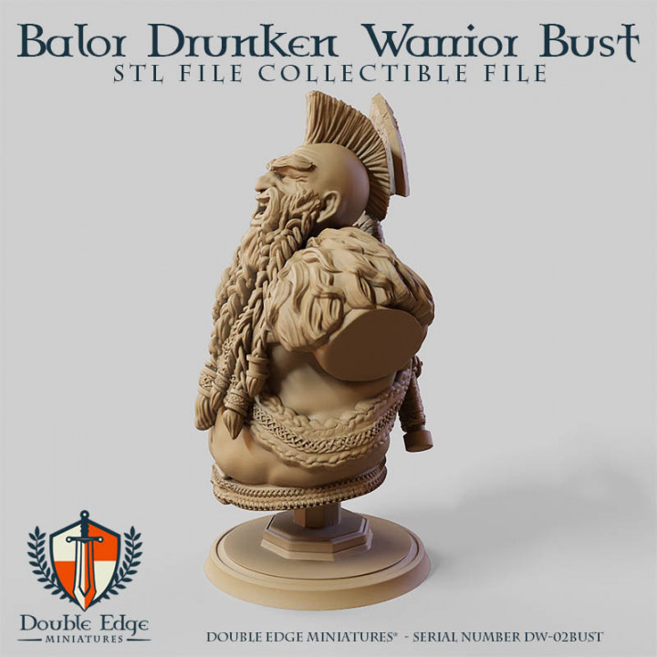 Balor Drunken Warrior Bust image