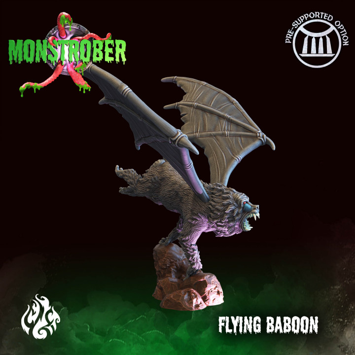 Flying Baboon image