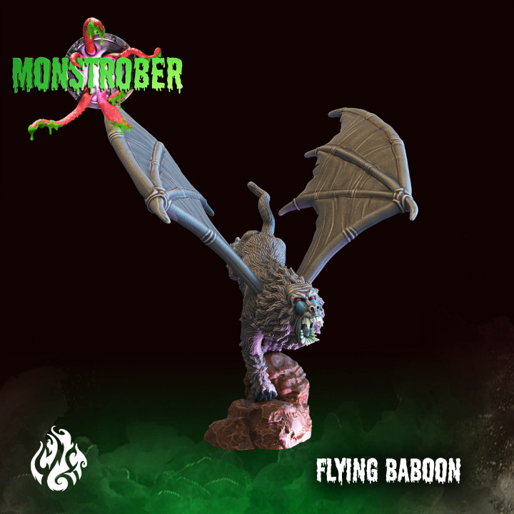 Flying Baboon image