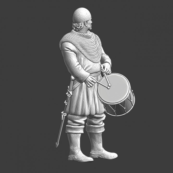 Medieval drummer boy - crusades image