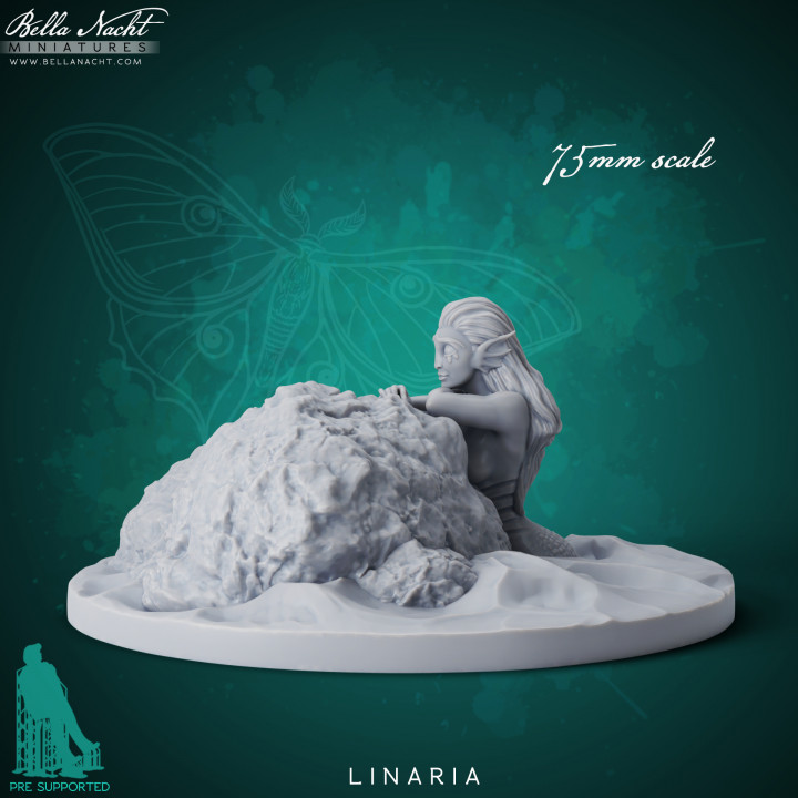 Linaria, a Sea Sprite | 75mm | PreSupported image