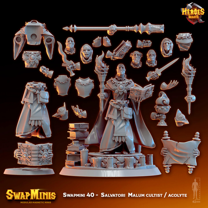 Swapmini 40 - Salvatori Malum cultist acolyte