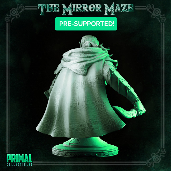 Elf - Augur - Bust - THE MIRROR MAZE - MASTERS OF DUNGEONS QUEST image