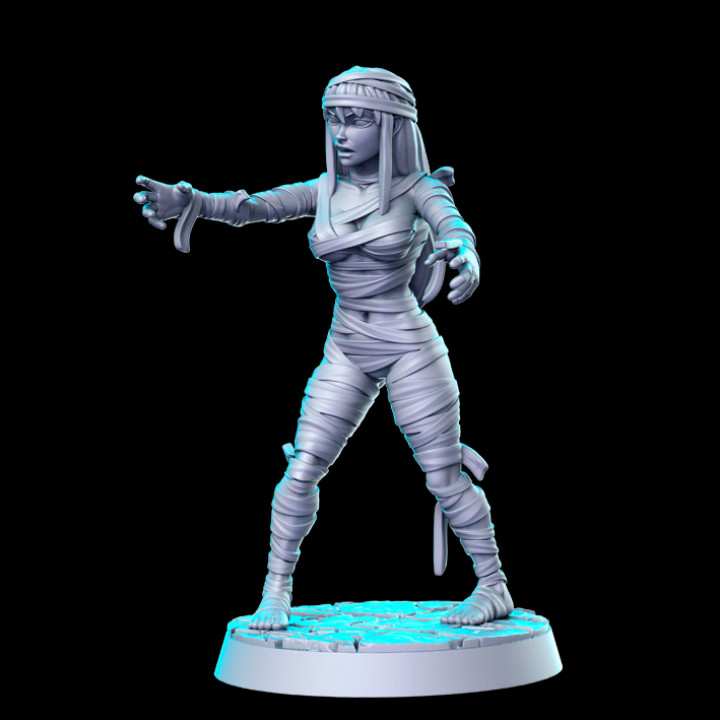 3D Printable Mummy 2 - 32mm - DnD by RN Estudio