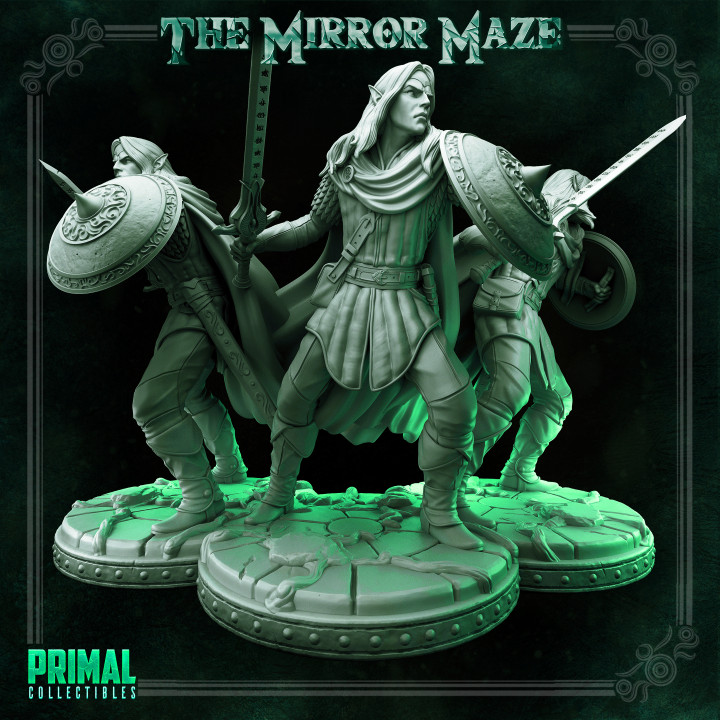 Elf - Athos - THE MIRROR MAZE - MASTERS OF DUNGEONS QUEST image