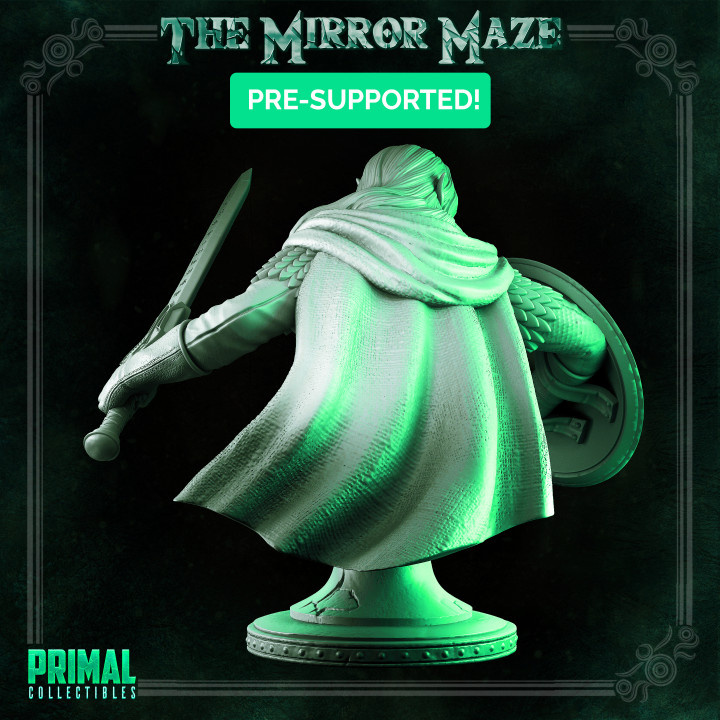 Elf - Athos - Bust - THE MIRROR MAZE - MASTERS OF DUNGEONS QUEST image