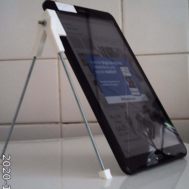 Tablet stand horizontal vertical image