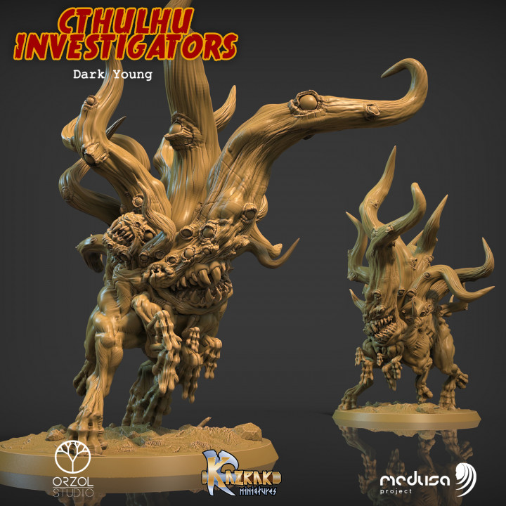 3D Printable Dark Young One - Cthulhu Investigators by Medusa Project