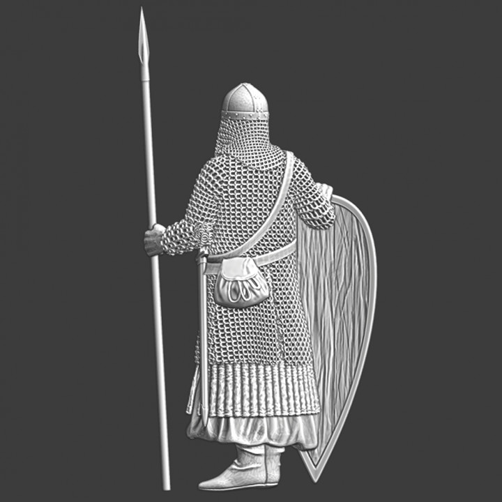 Medieval Scandinavian Crusader - Guard duty image