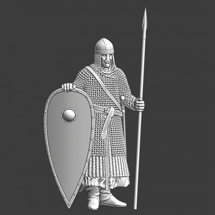 Medieval Scandinavian Crusader - Guard duty image