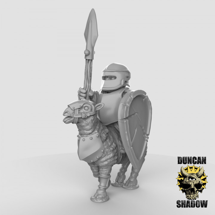 Halfling Melee Cavalry (pre supported) image