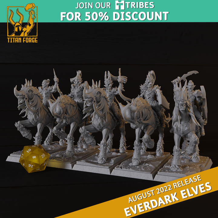 Everdark Elves Royal Eviscerators Riders