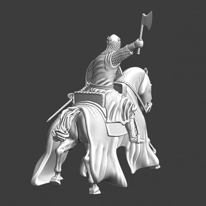 3D Printable Medieval King Charging - Robert the Bruce by Northern ...