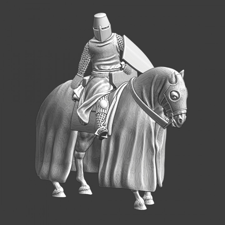 Mounted Crusader accessing the battlefield image