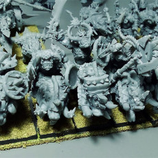 Picture of print of Orc Boar Riders multi-part regiment