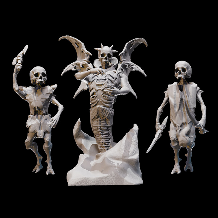 IR01M036 Skeleton Monsters :: Incredible Realms Nulan & Tinjan image