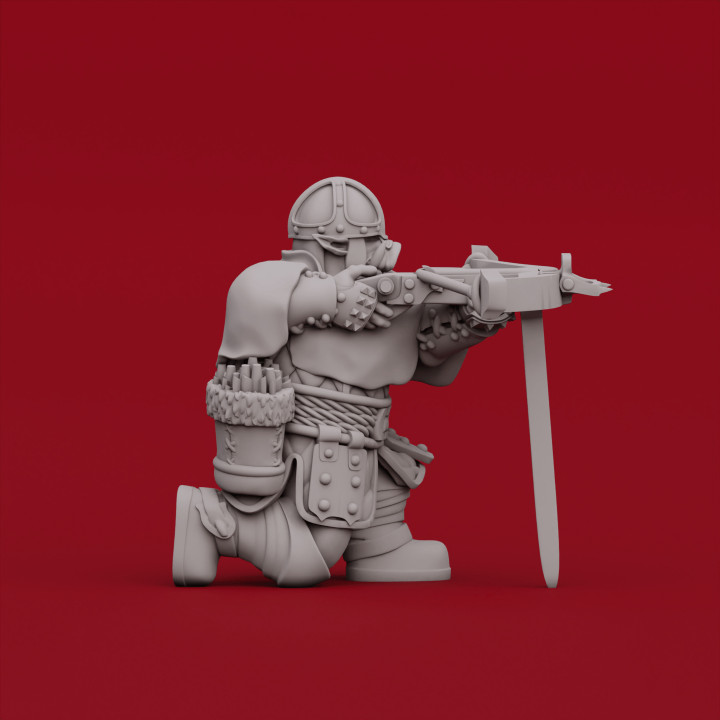 Pig Orc Crossbowman + Shield and crossbow image