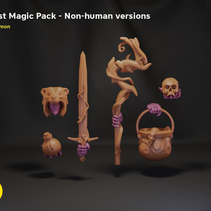 Modular DnD - Forest Magic Pack (Magnetic accessories) image