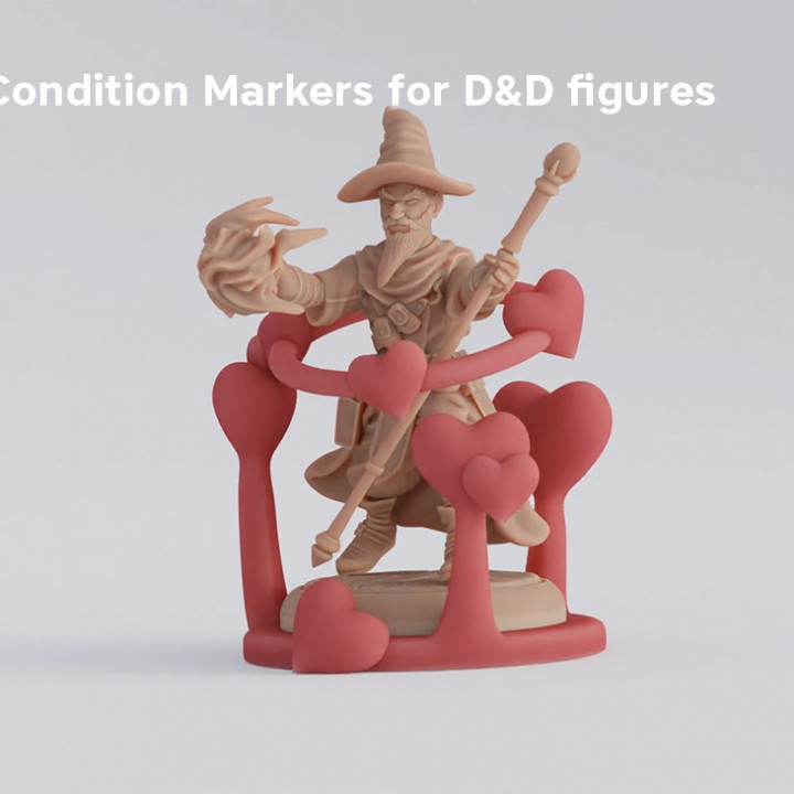 Practical Condition Markers for DnD figures image