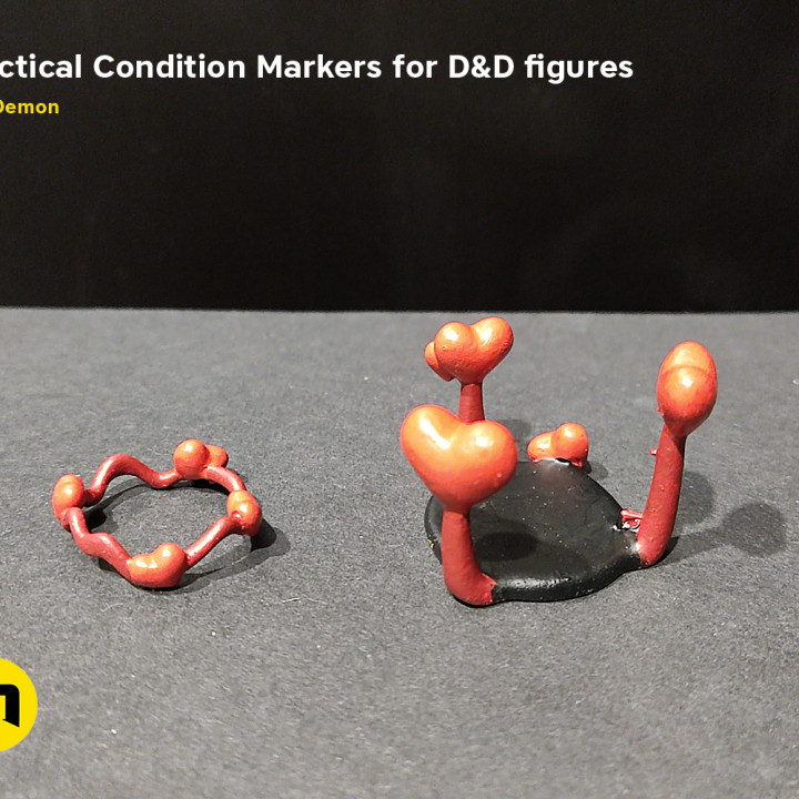 Practical Condition Markers for DnD figures image