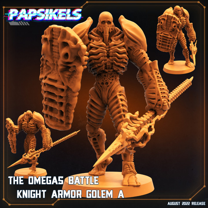 THE OMEGAS - BATTLE KNIGHT ARMOR GOLEM A image