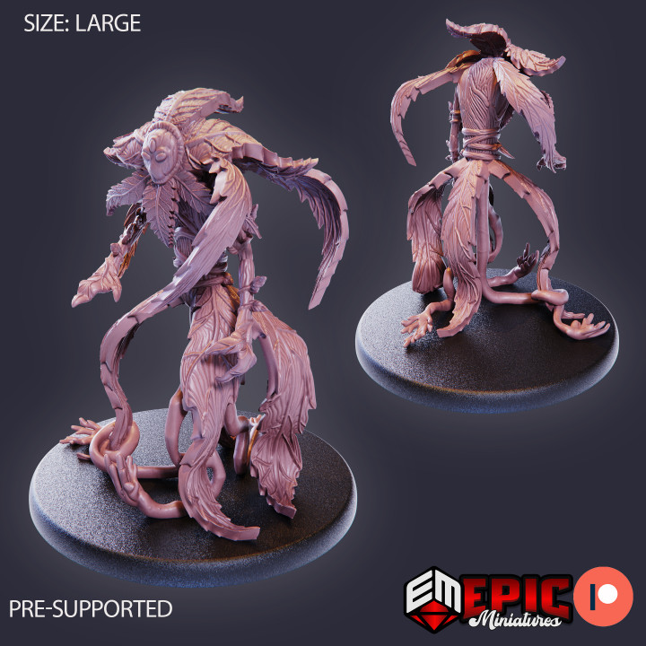 3D Printable Plant Golem / Ancient Jungle Guard / Giant