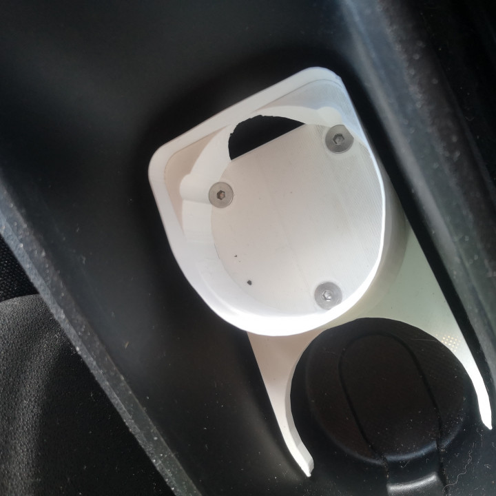 3D Printable Citroen DS3 Double Cup console holder by Stuart Bateman